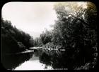 Canoe above Holes Falls